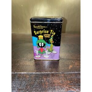 Vintage Russell Stover Candies Looney Tunes Surprise Tin Marvin‎ Martian Dog